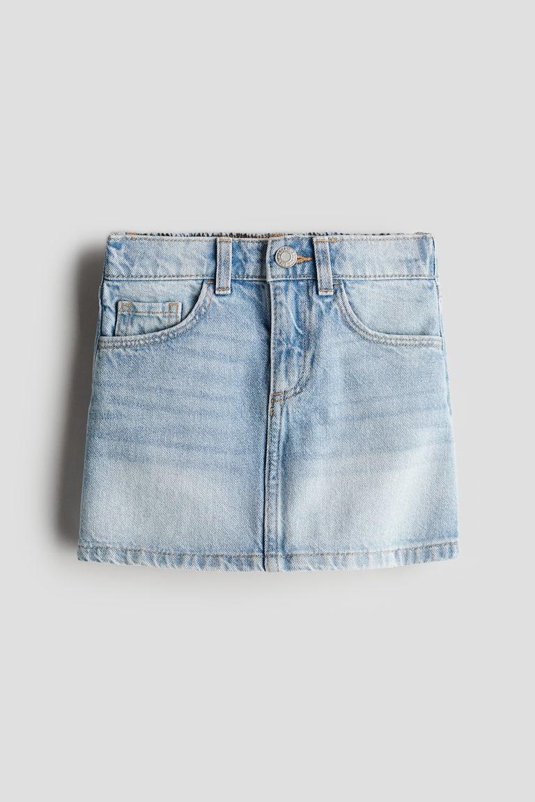 H&M Falda vaquera - Beige claro - NIÑOS