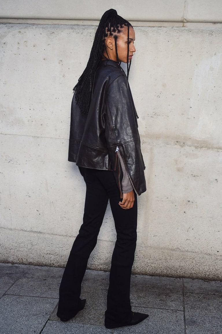 H&M Flared High Jeans - Negro - MUJER