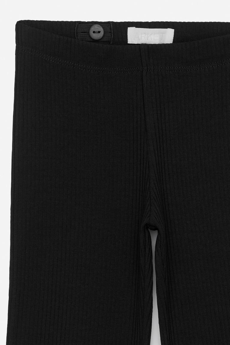 H&M Flared Rib Leggings - Morado - NIÑOS