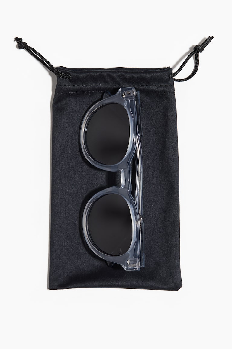 H&M Gafas De Sol Redondas - Gris - HOMBRE