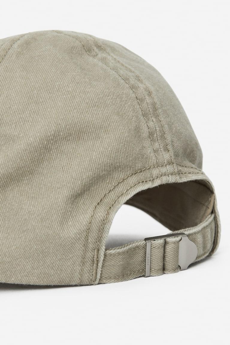 H&M Gorra Bordada - Blanco Roto/verde - NIÑOS