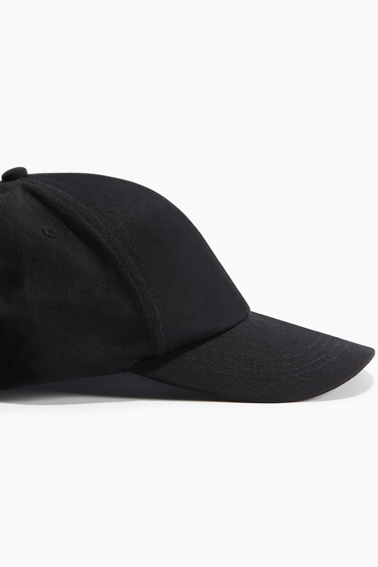 H&M Gorra De Algodón - Negro - MUJER