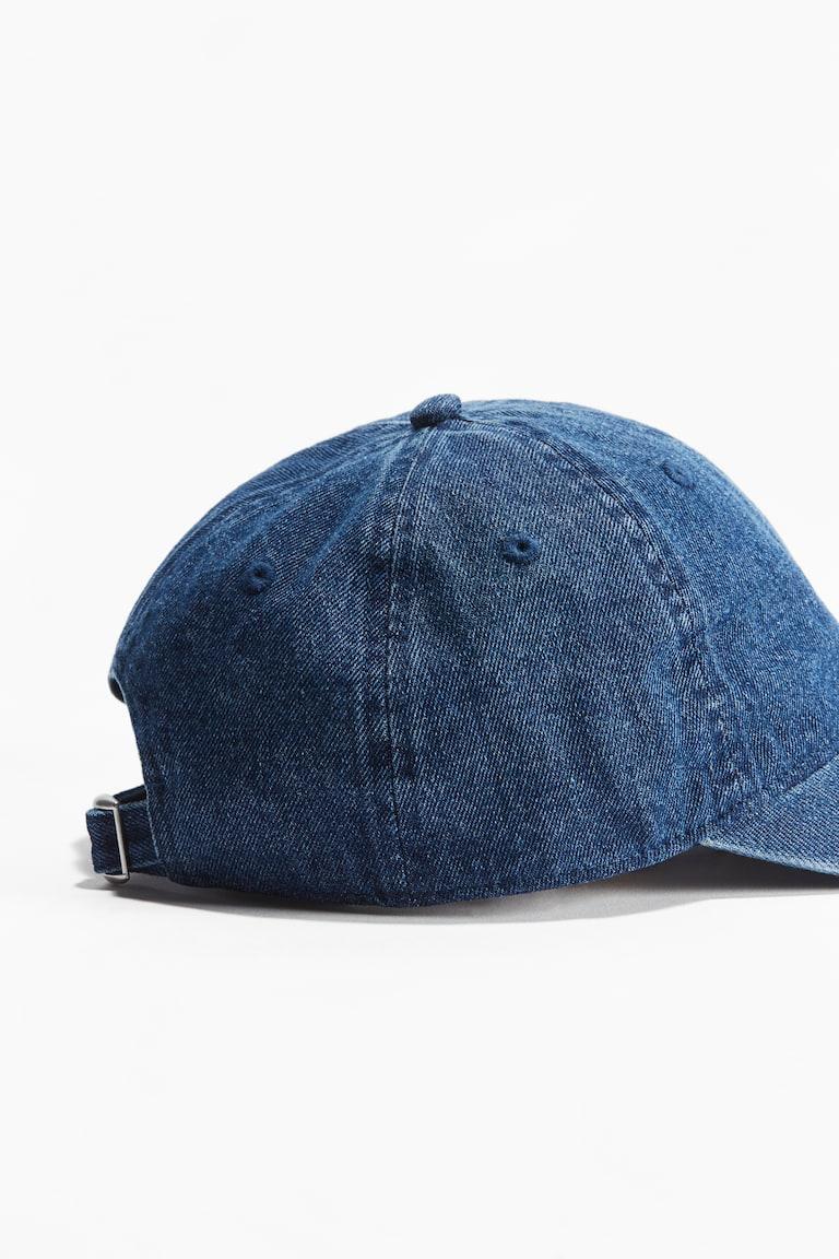 H&M Gorra En Denim - Azul Denim - HOMBRE
