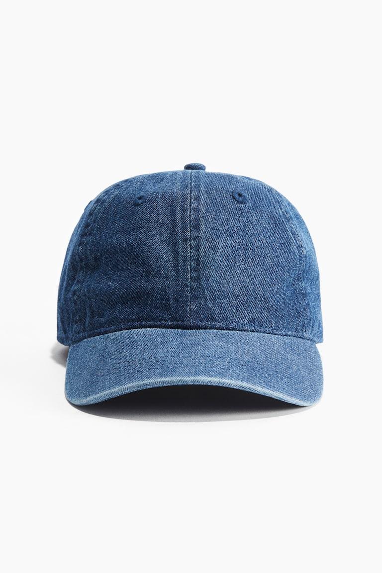 H&M Gorra en denim - Azul denim - HOMBRE