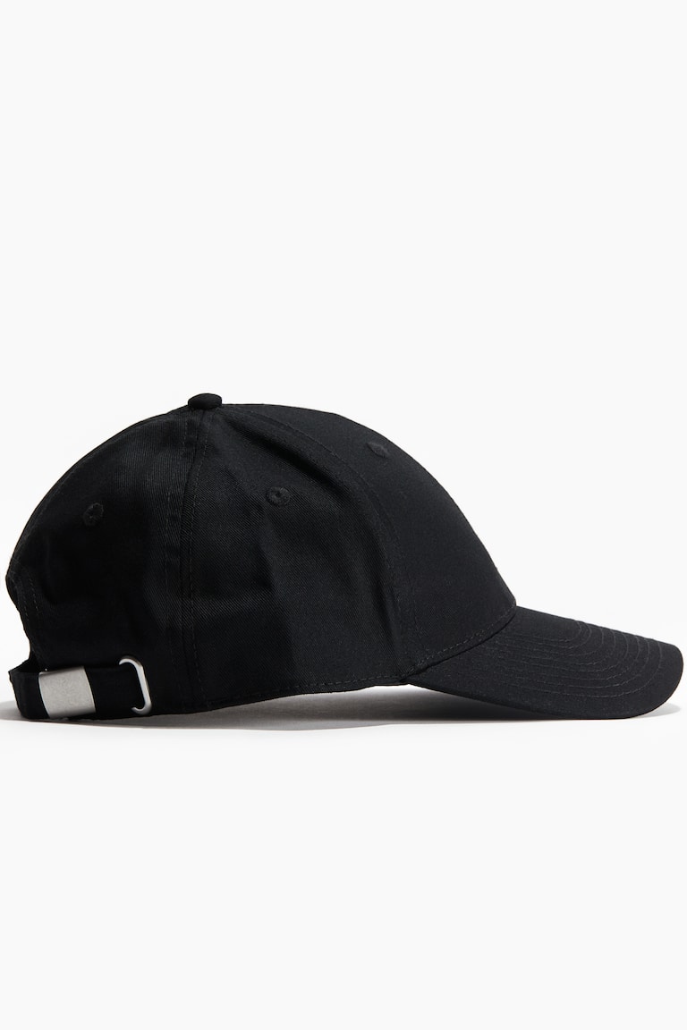 H&M Gorra En Sarga De Algodón - Negro - HOMBRE