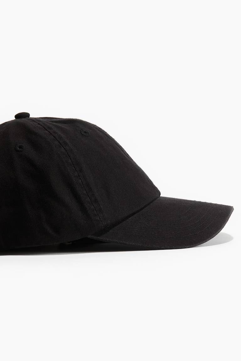 H&M Gorra En Sarga De Algodón - Verde Salvia - HOMBRE
