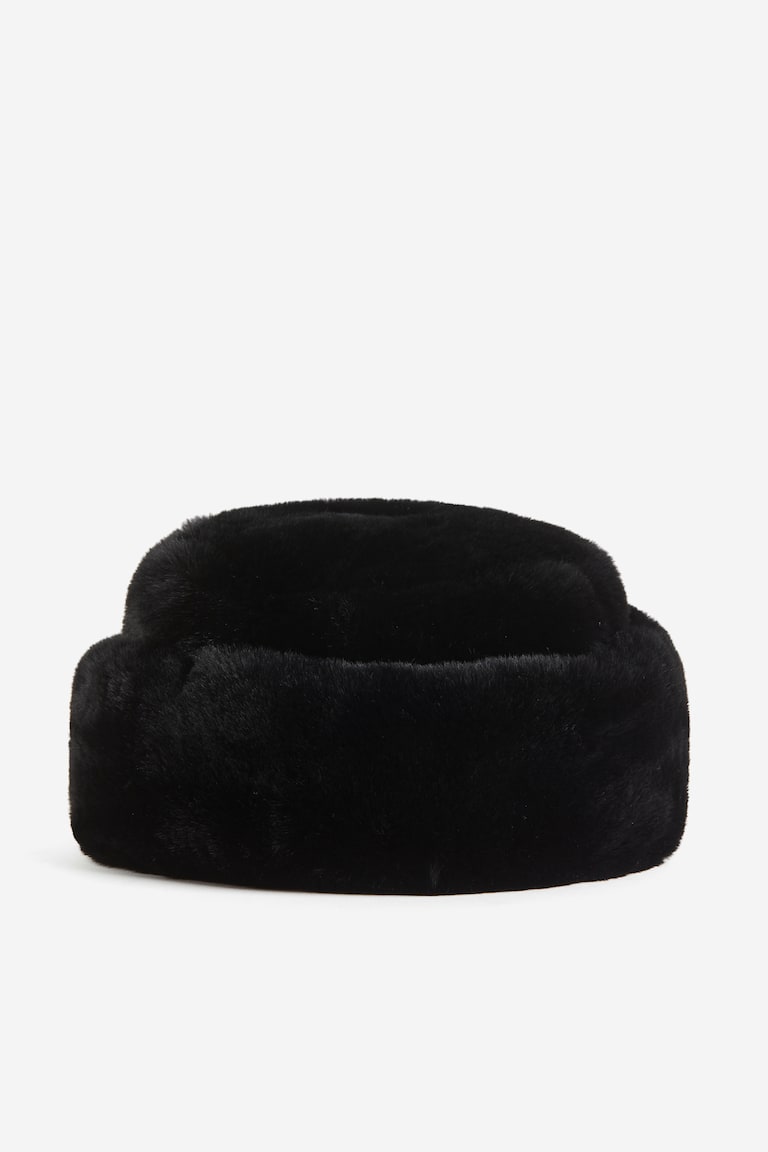 H&M Gorro efecto pelo - Crema - MUJER
