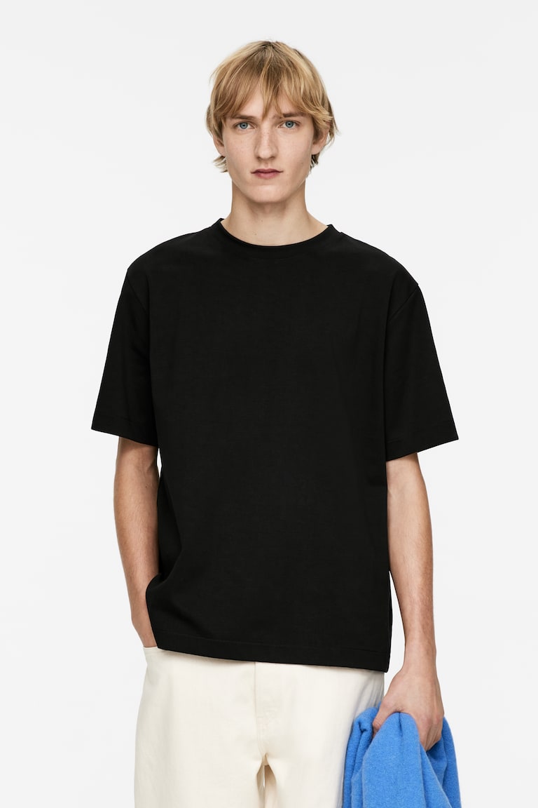 H&M Interlock T-shirt - Blanco - HOMBRE