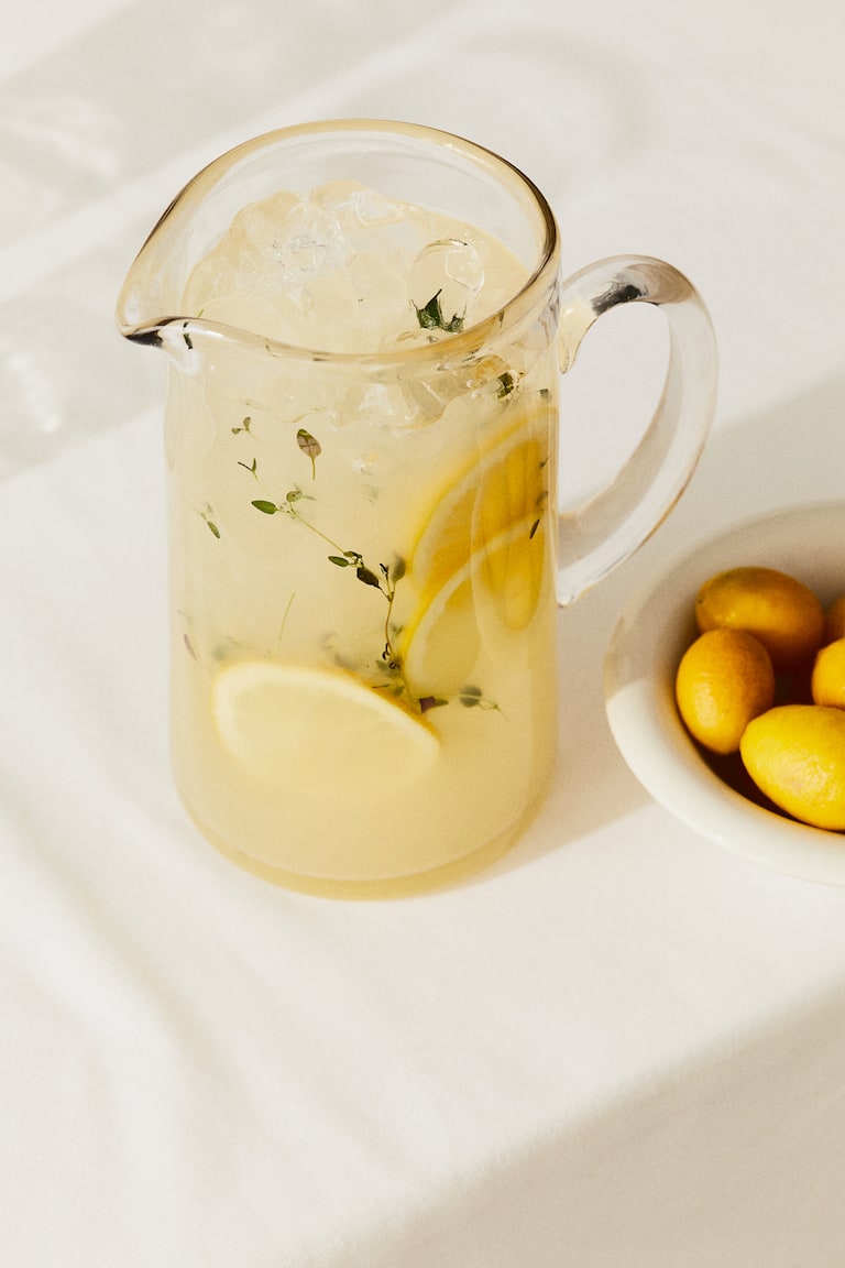 H&M Jarra cónica de vidrio - Verde aceituna - HOME