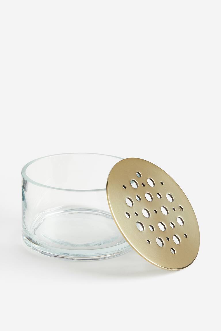 H&M Jarrón Ikebana De Vidrio - Dorado - HOME