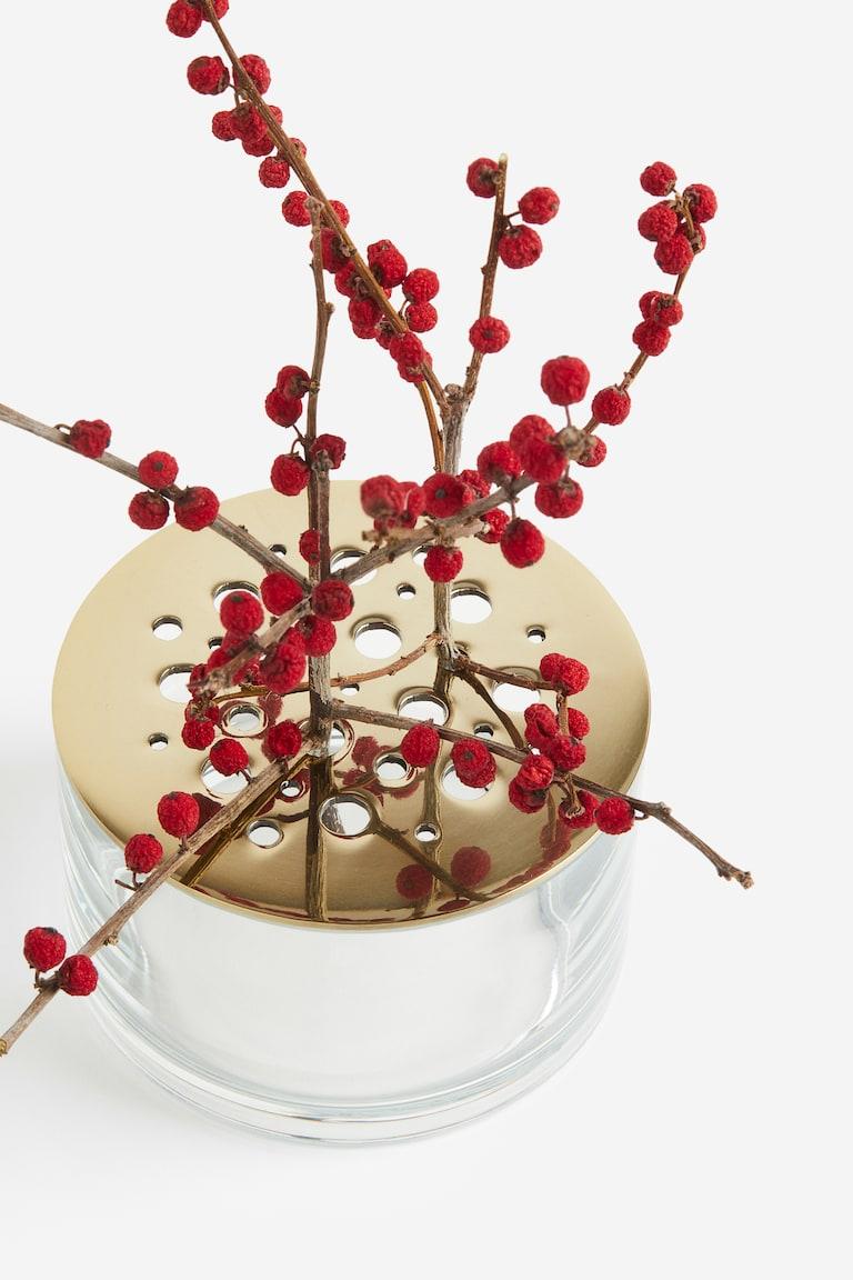 H&M Jarrón Ikebana De Vidrio - Plateado - HOME