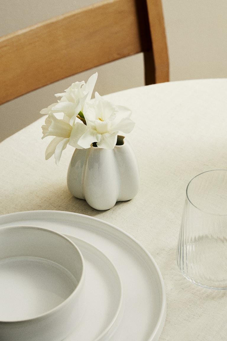 H&M Jarrón pequeño de gres - Blanco - HOME