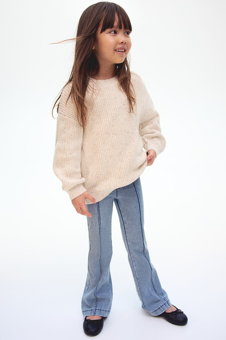 H&M Jeggings acampanados - Azul denim oscuro - NIÑOS
