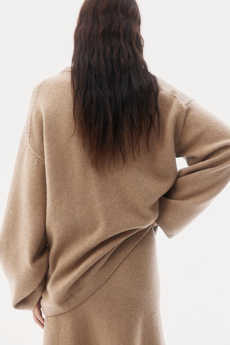 H&M Jersey Oversize - Burdeos - MUJER