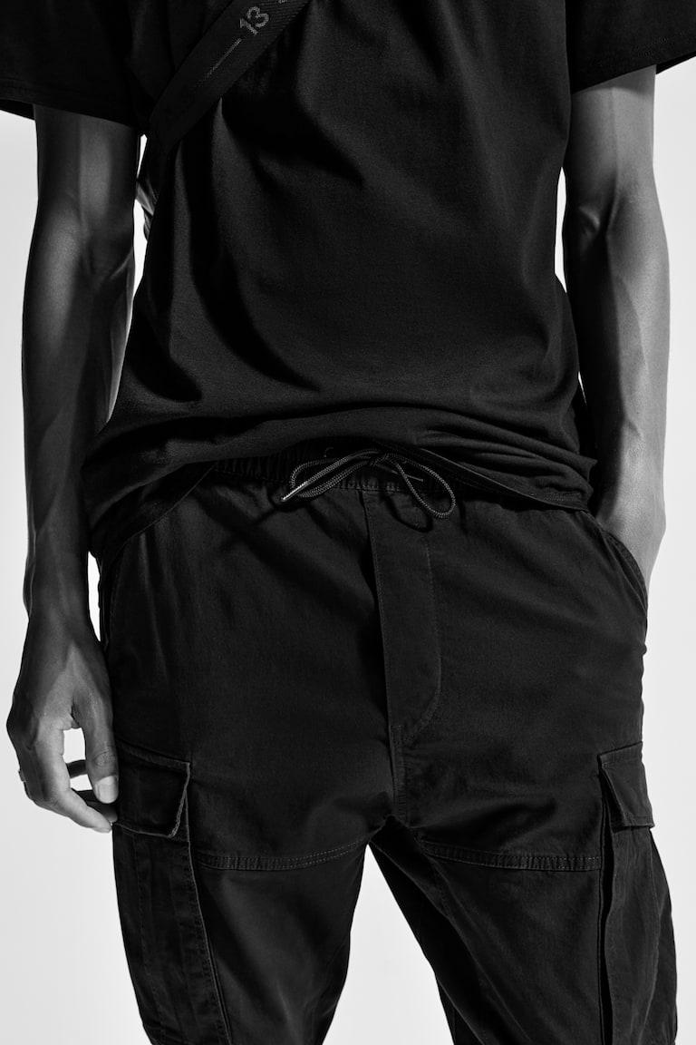H&M Joggers Cargo Slim Fit - Gris Oscuro - HOMBRE