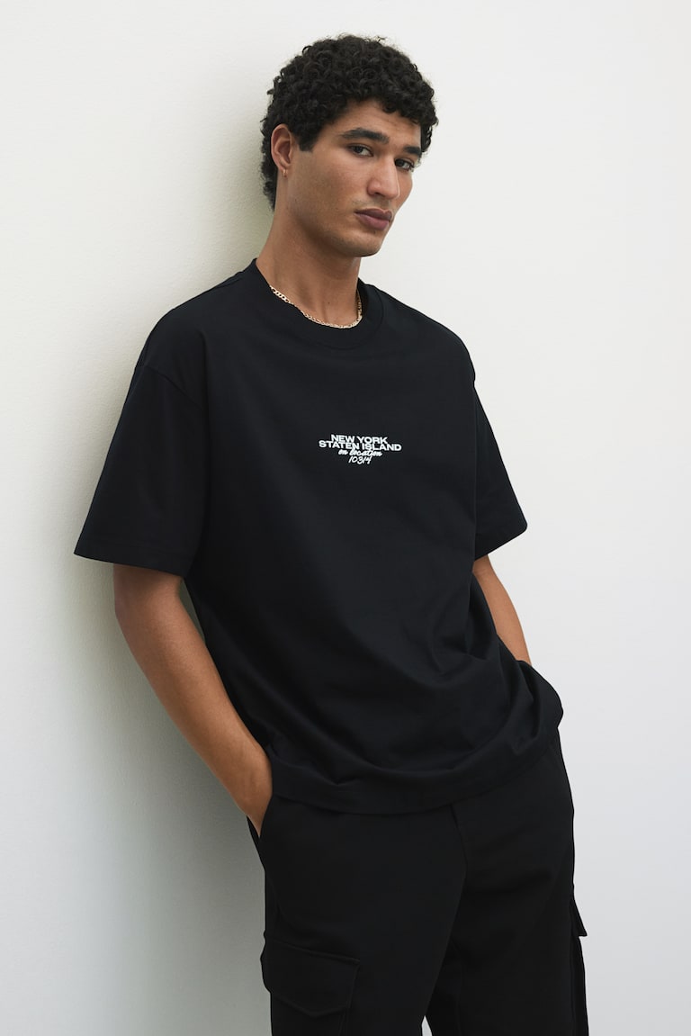 H&M Joggers Cargo Slim Fit - Negro - HOMBRE