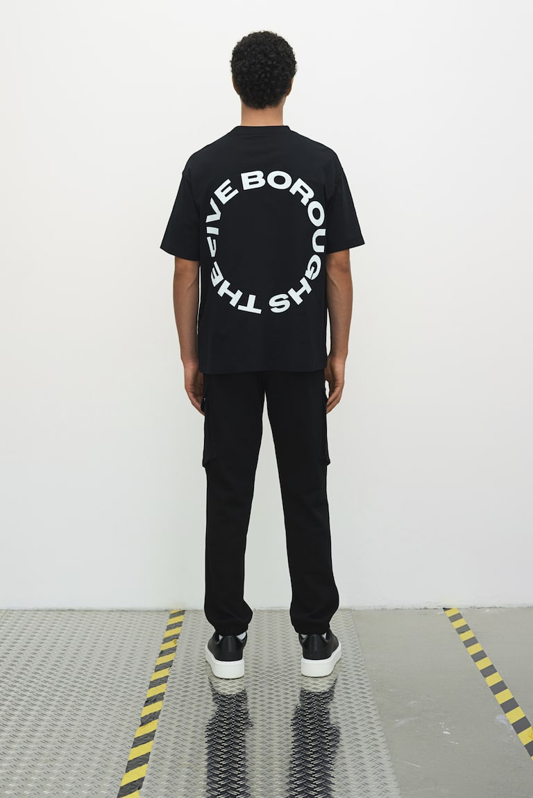 H&M Joggers Cargo Slim Fit - Negro - HOMBRE