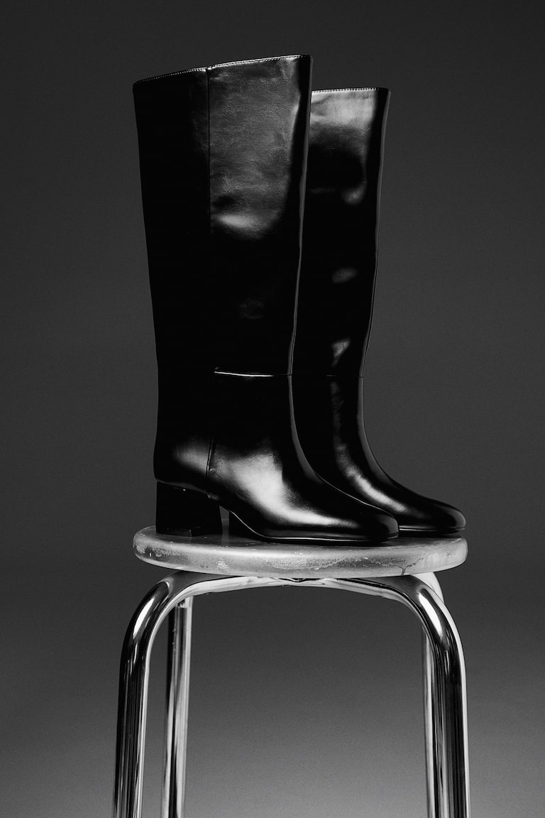 H&M Knee-high boots - Negro - MUJER