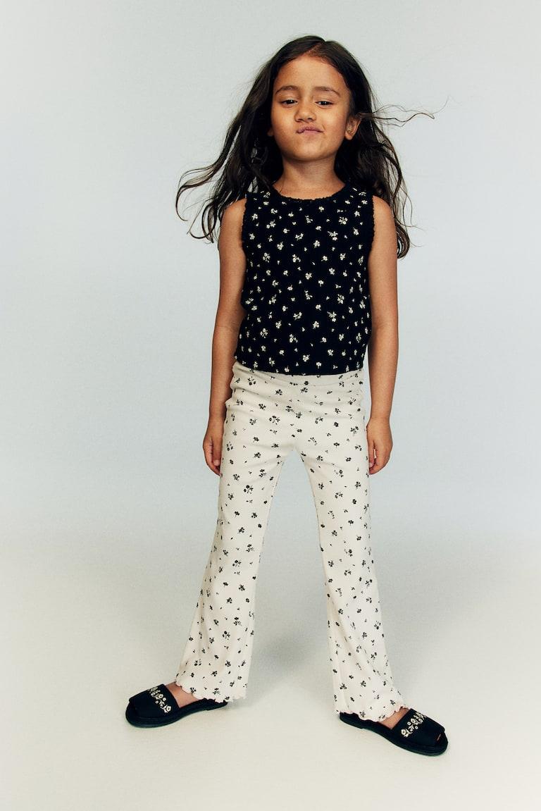 H&M Leggings acampanados - Negro - NIÑOS