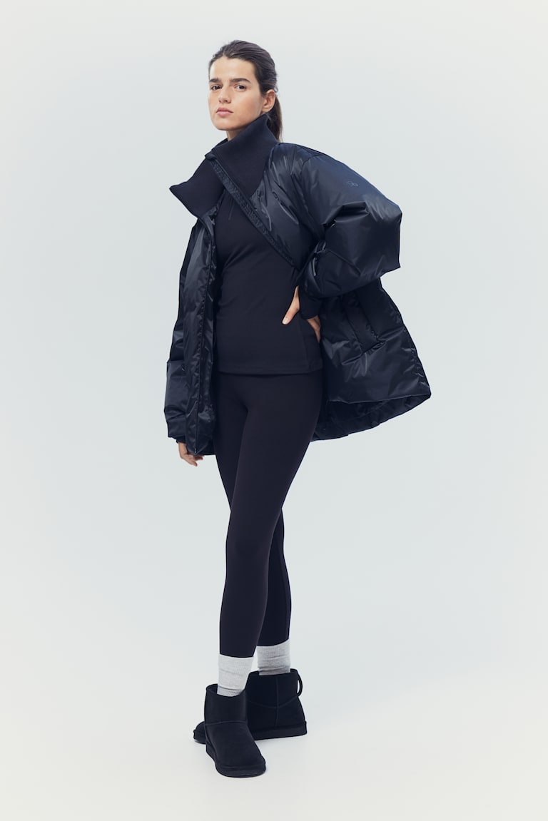 H&M Leggings de deporte cálidos - Negro - MUJER