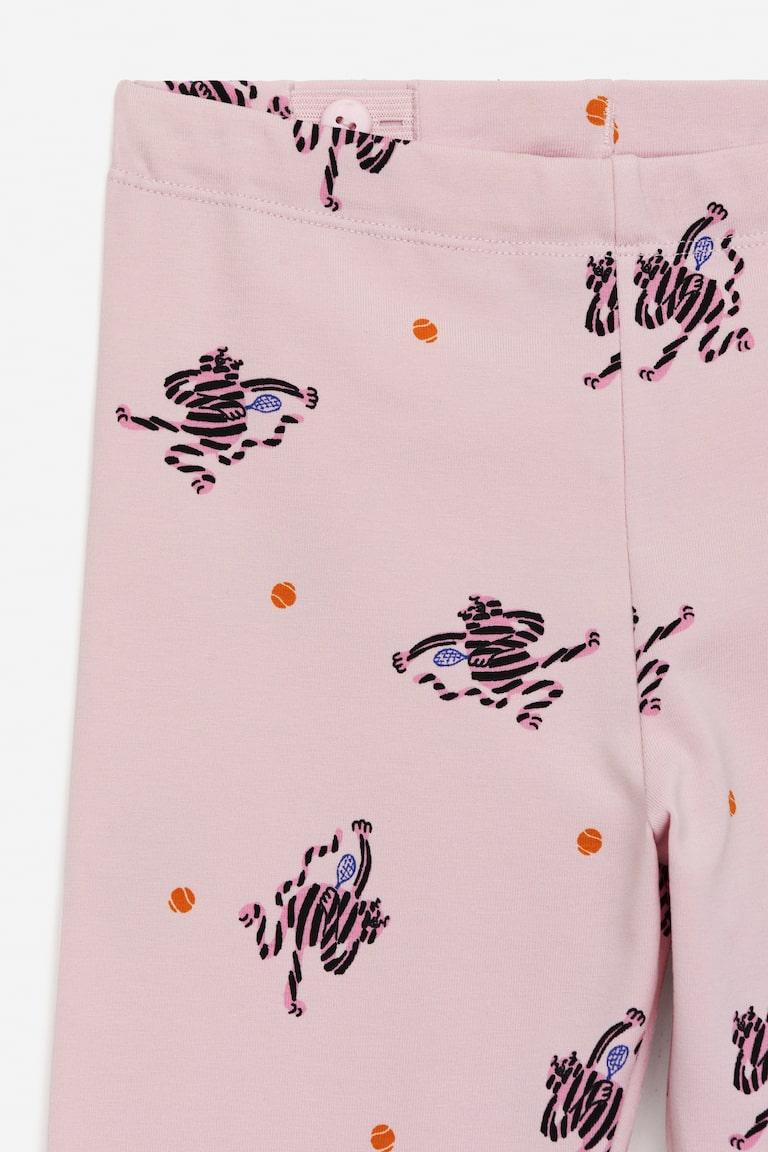 H&M Leggings De Punto Estampados - Rosa - NIÑOS