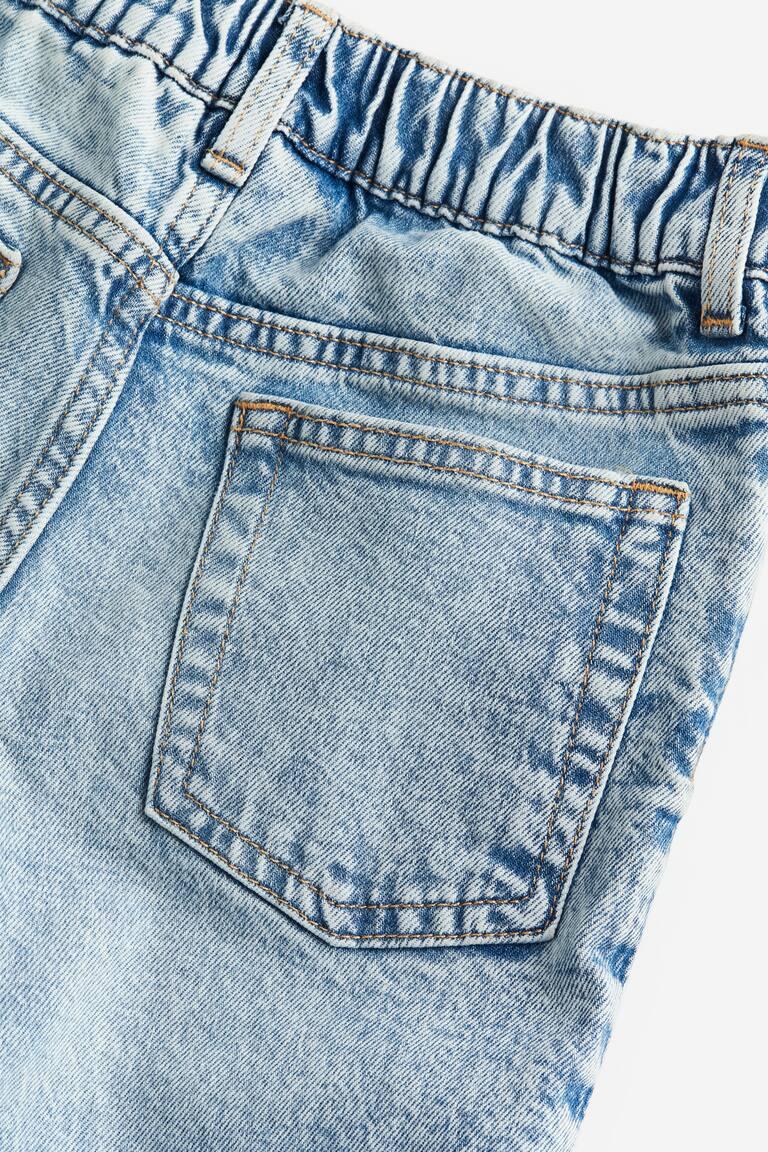 H&M Loose Fit Jeans - Blanco Natural - NIÑOS