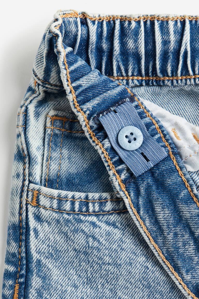 H&M Loose Fit Jeans - Blanco Natural - NIÑOS