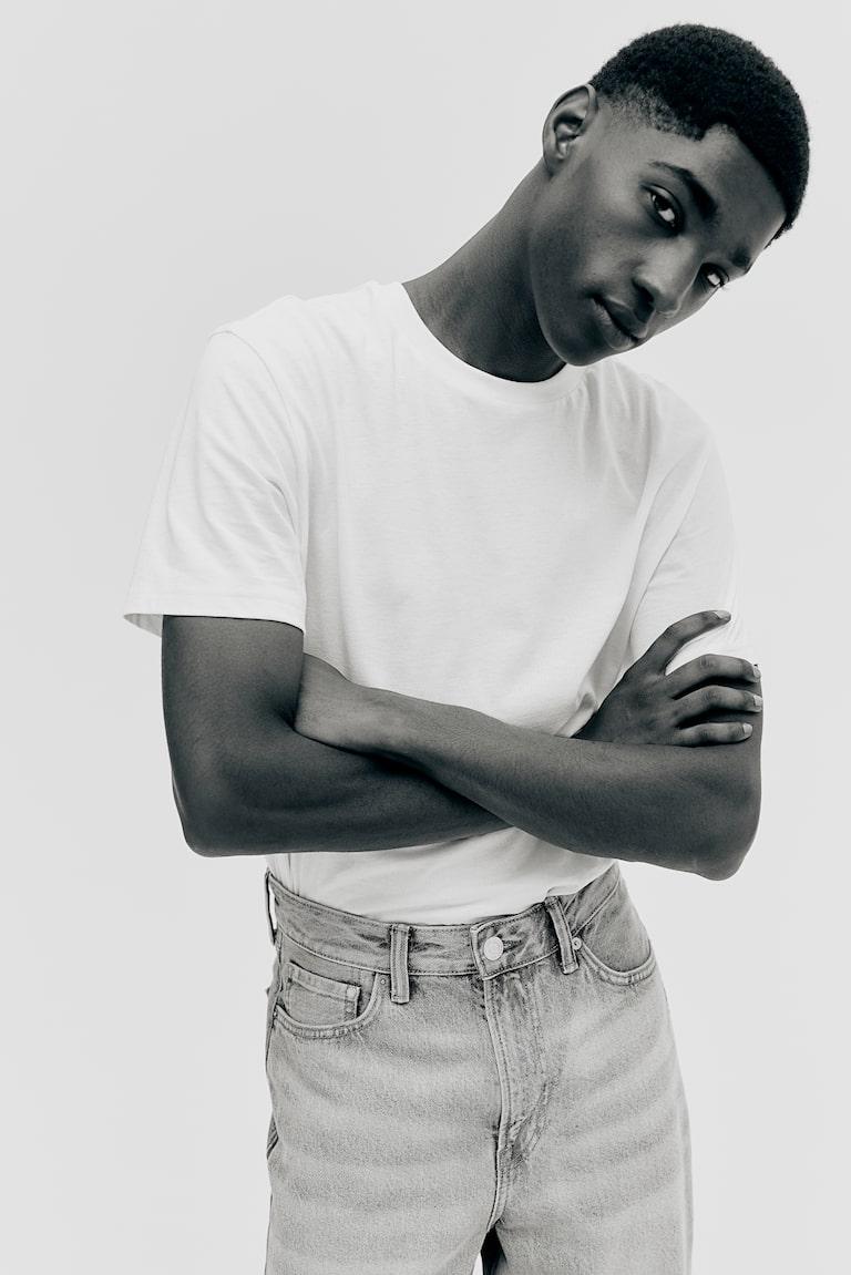 H&M Loose Jeans - Negro - HOMBRE