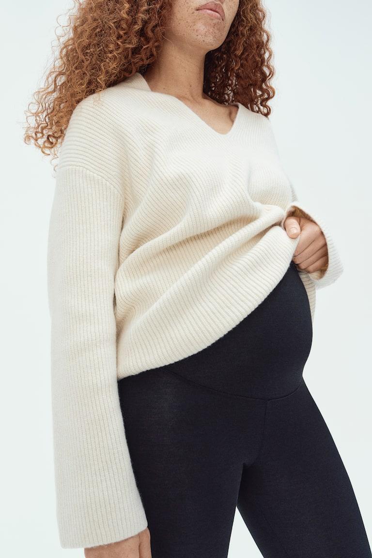 H&M MAMA Pack De 2 Leggings De Punto - Negro - MUJER