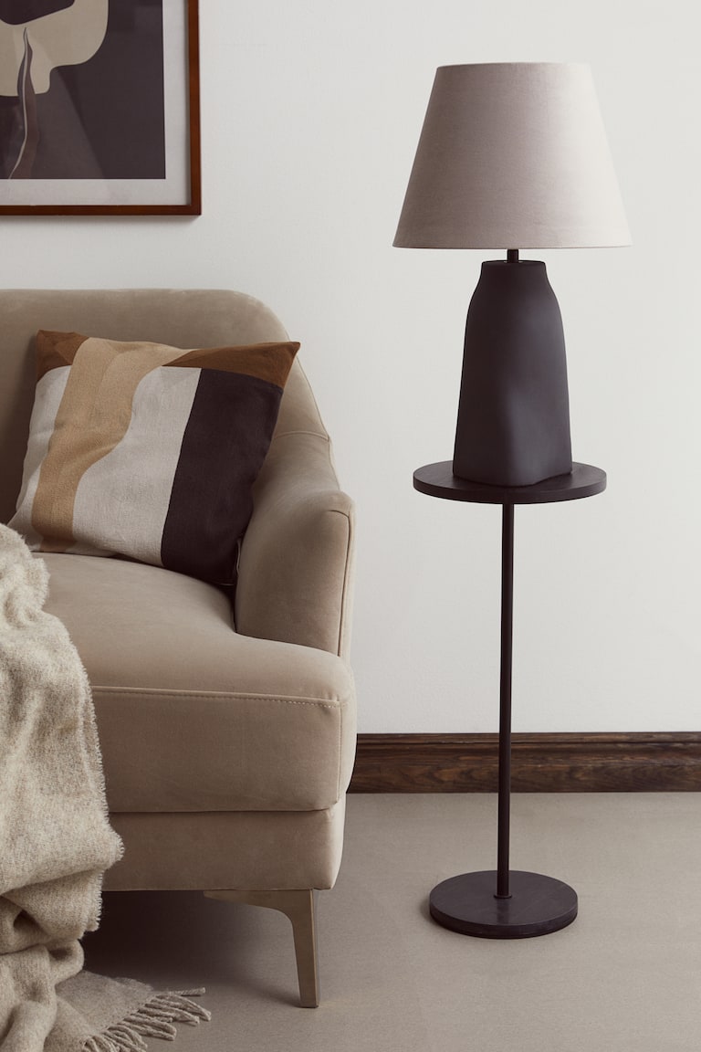 H&M Mesa Auxiliar De Acacia - Negro - HOME