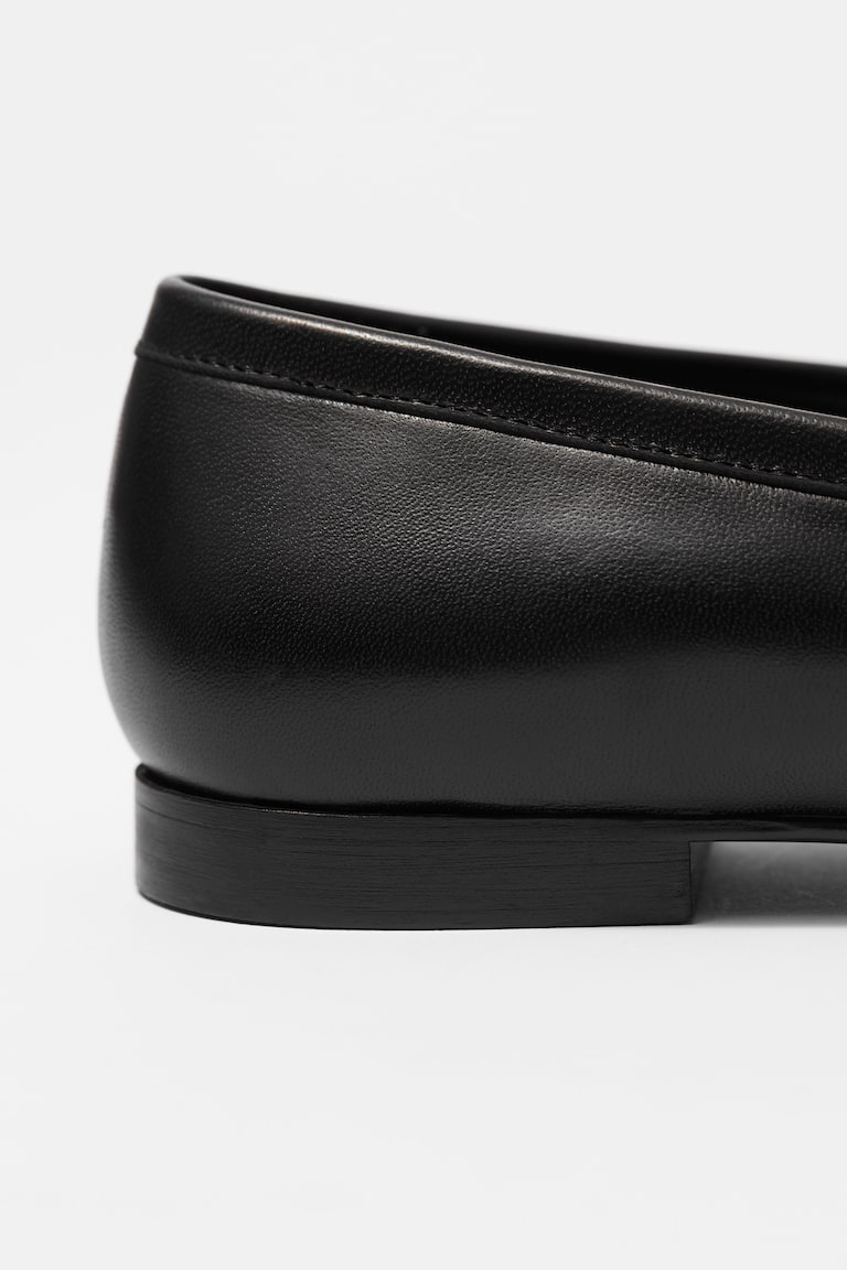 H&M Mocasines De Piel Clásicos - Leopardo - MUJER