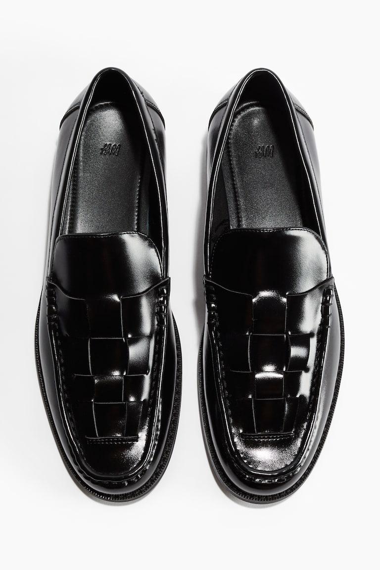 H&M Mocasines Trenzados - Negro - HOMBRE