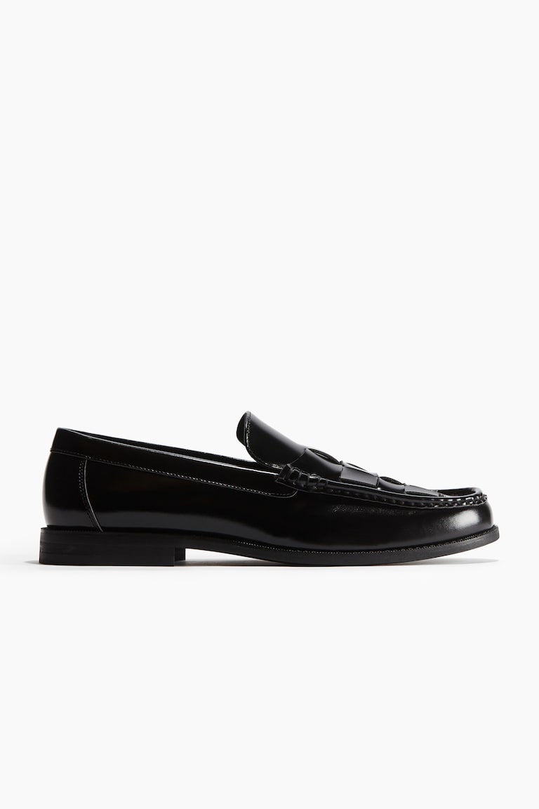 H&M Mocasines trenzados - Negro - HOMBRE