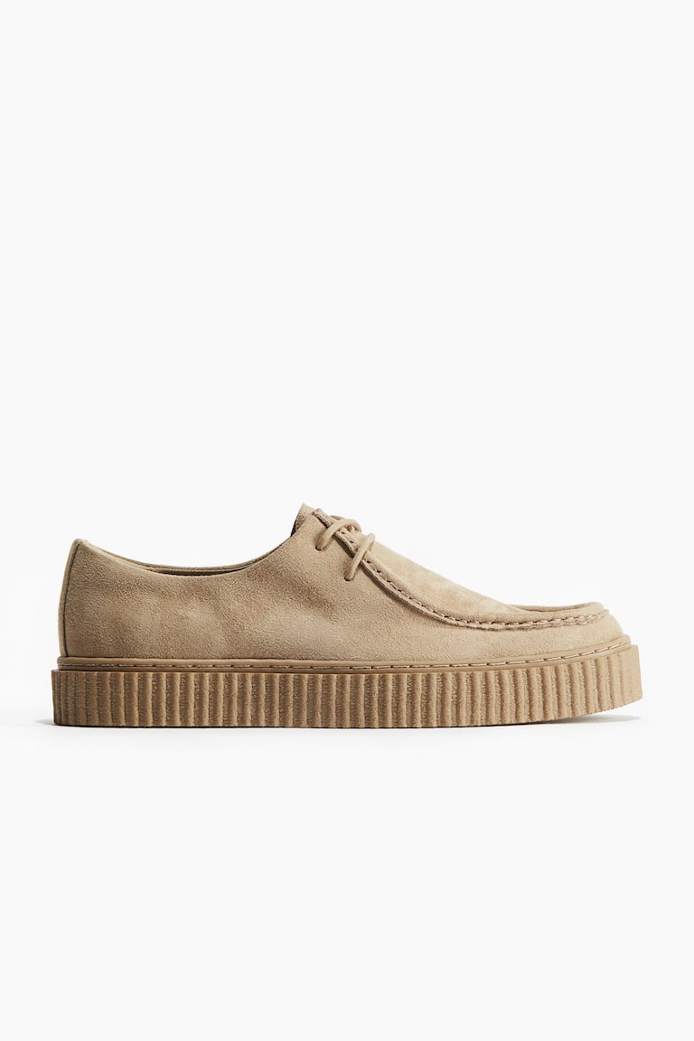 H&M Moccasin-seam Shoes - Beige - HOMBRE
