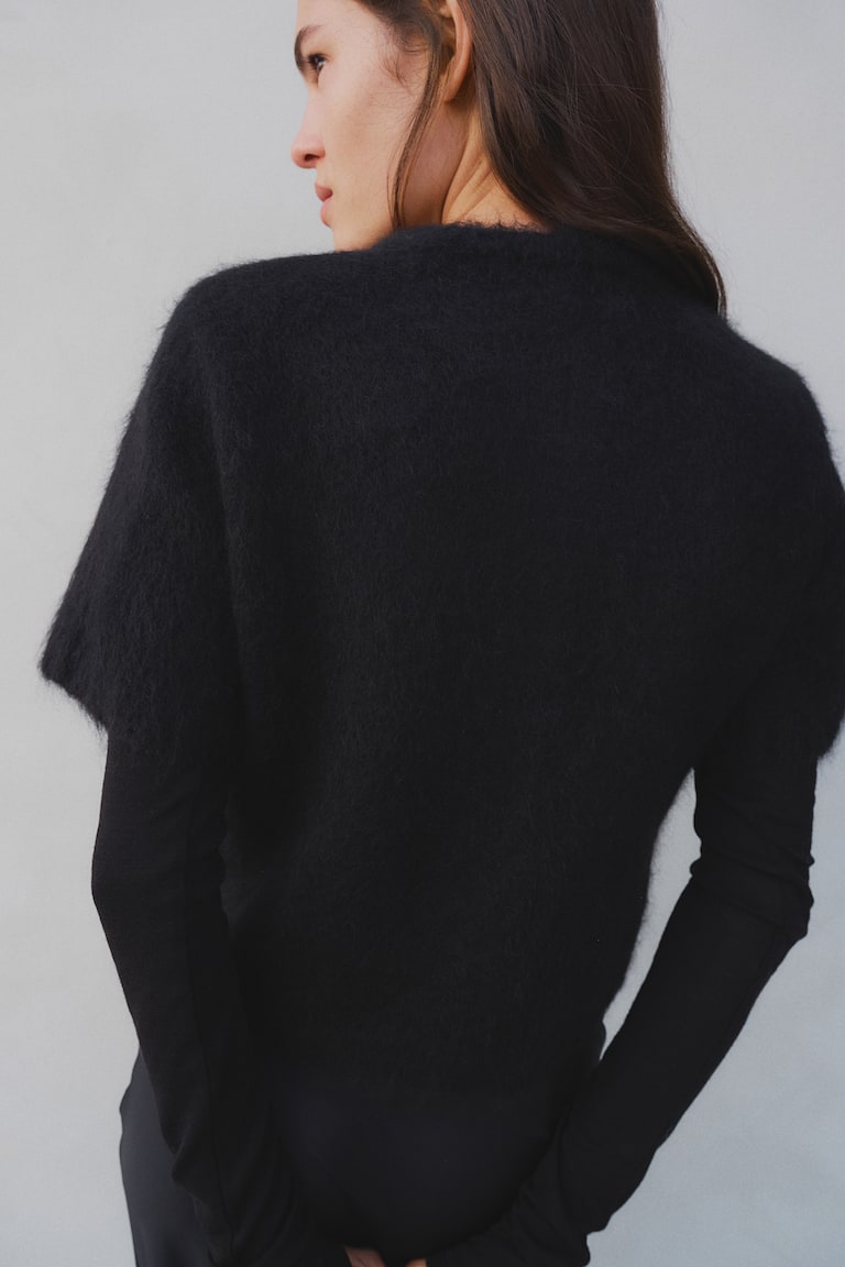 H&M Mohair-blend Cardigan - Crema - MUJER