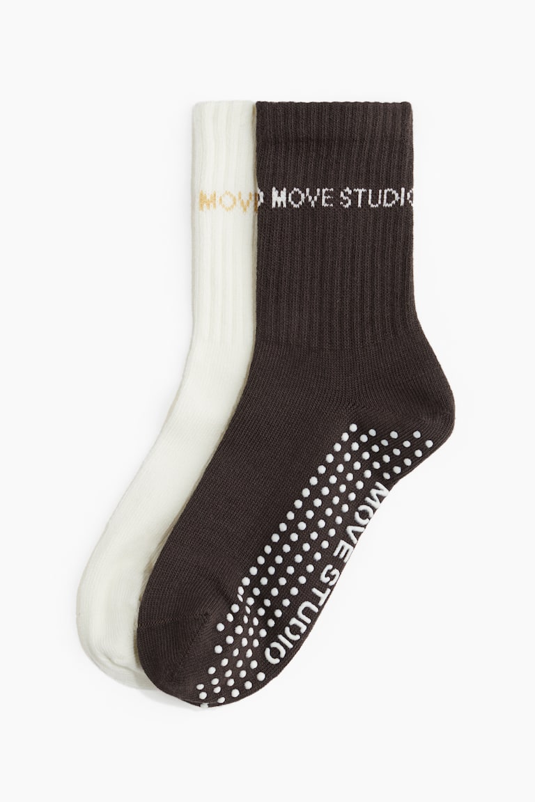H&M Pack De 2 Calcetines De Yoga - Negro - MUJER