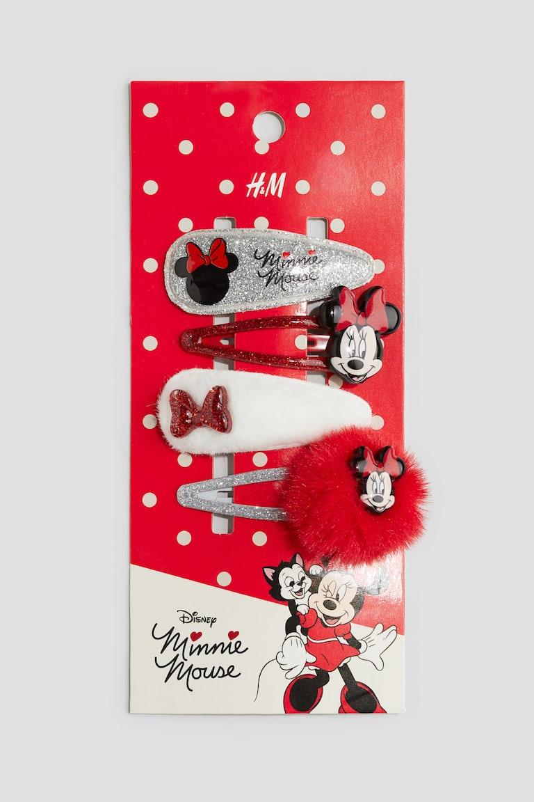 H&M Pack de 4 clips - Rosa/Lilo y Stitch - NIÑOS