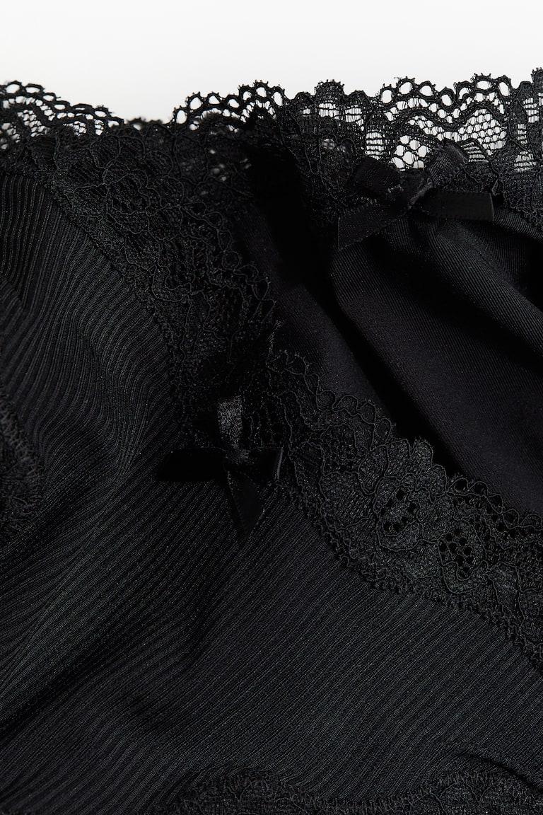 H&M Pack De 5 Bragas Brazilian - Negro - MUJER