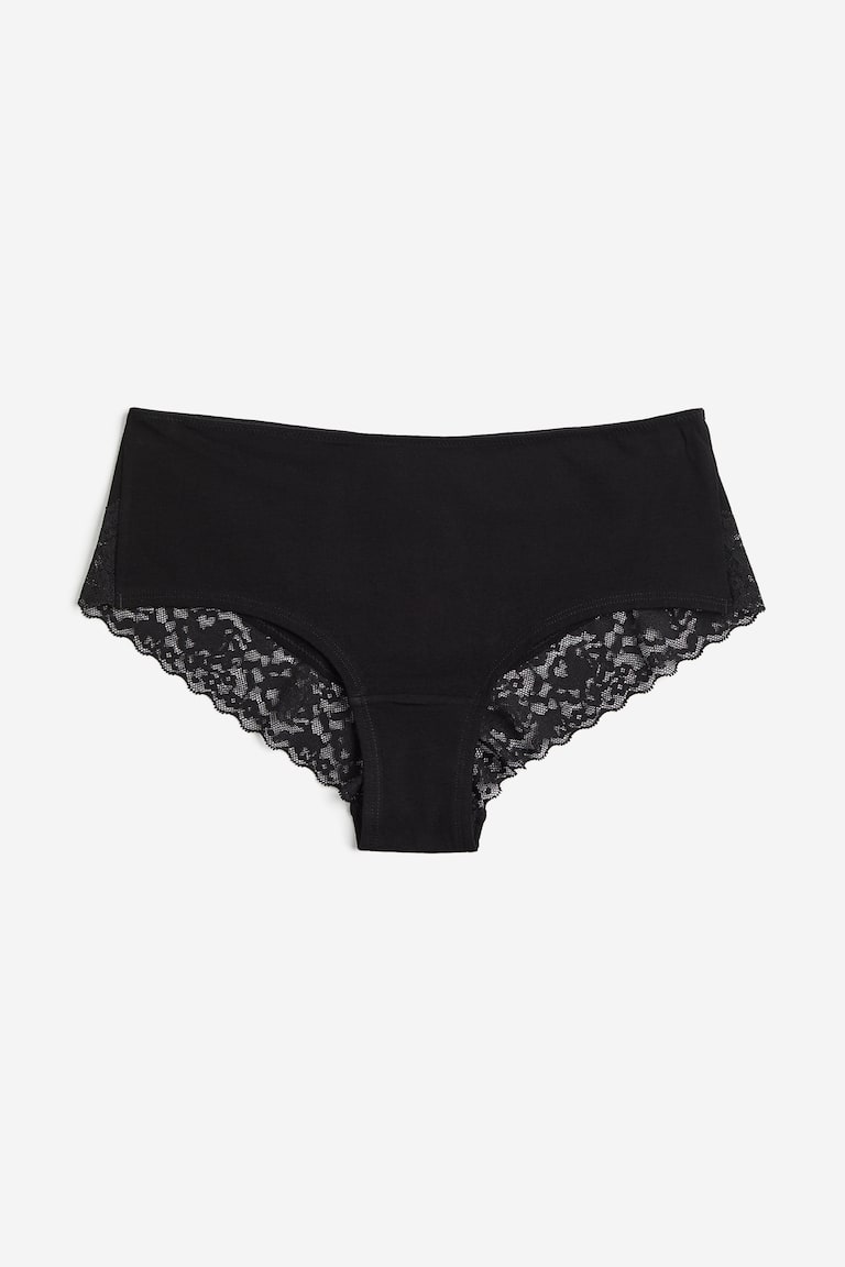 H&M Pack De 5 Bragas Hipster - Negro - MUJER