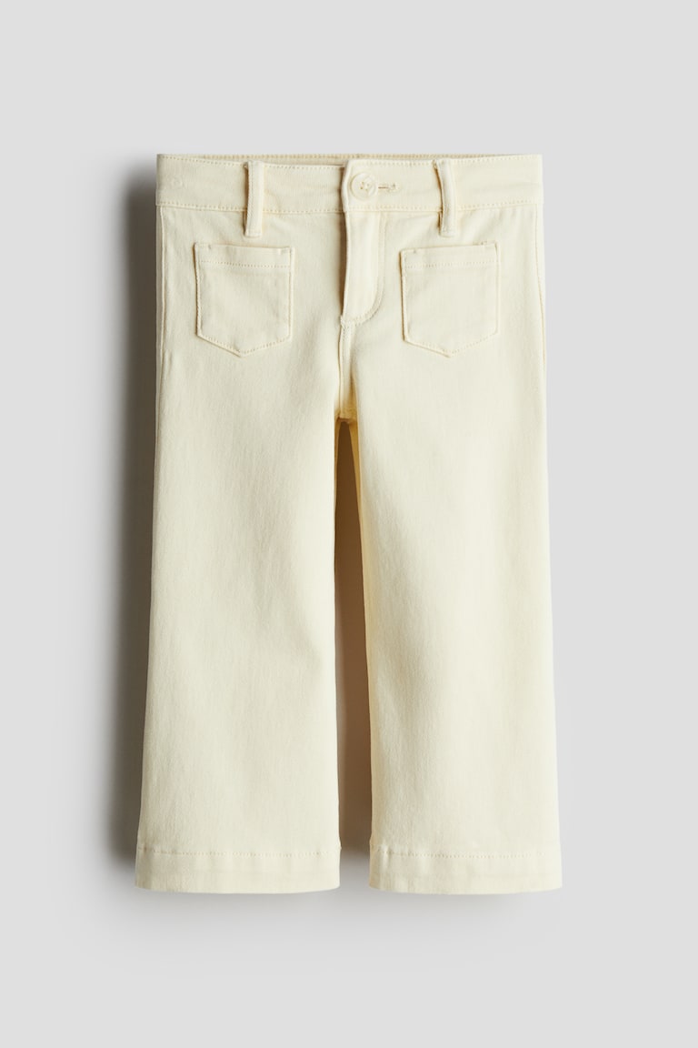 H&M Pantalón Acampanado De Sarga - Rosa Claro - NIÑOS