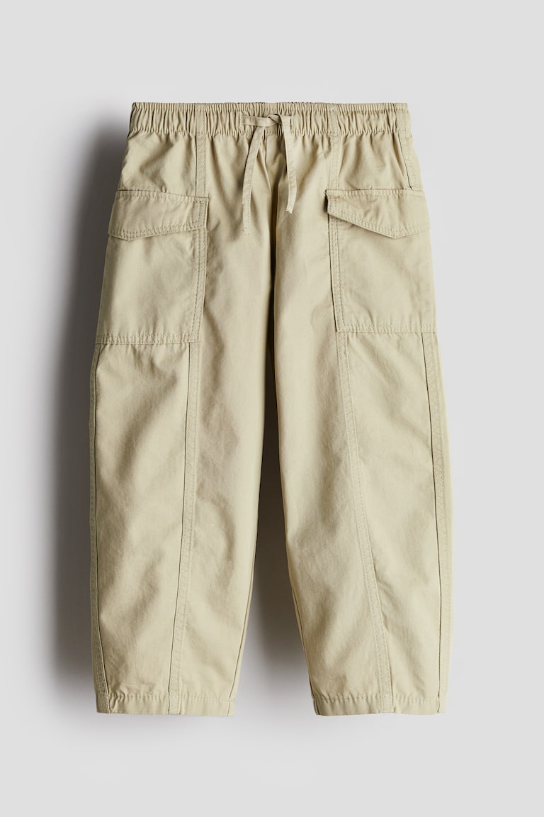 H&M Pantalón cargo de algodón - Beige - NIÑOS