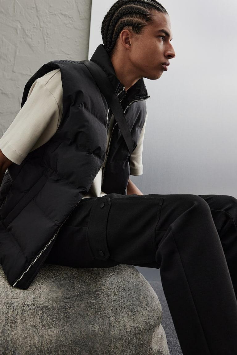 H&M Pantalón Cargo Slim Fit - Gris Oscuro - HOMBRE