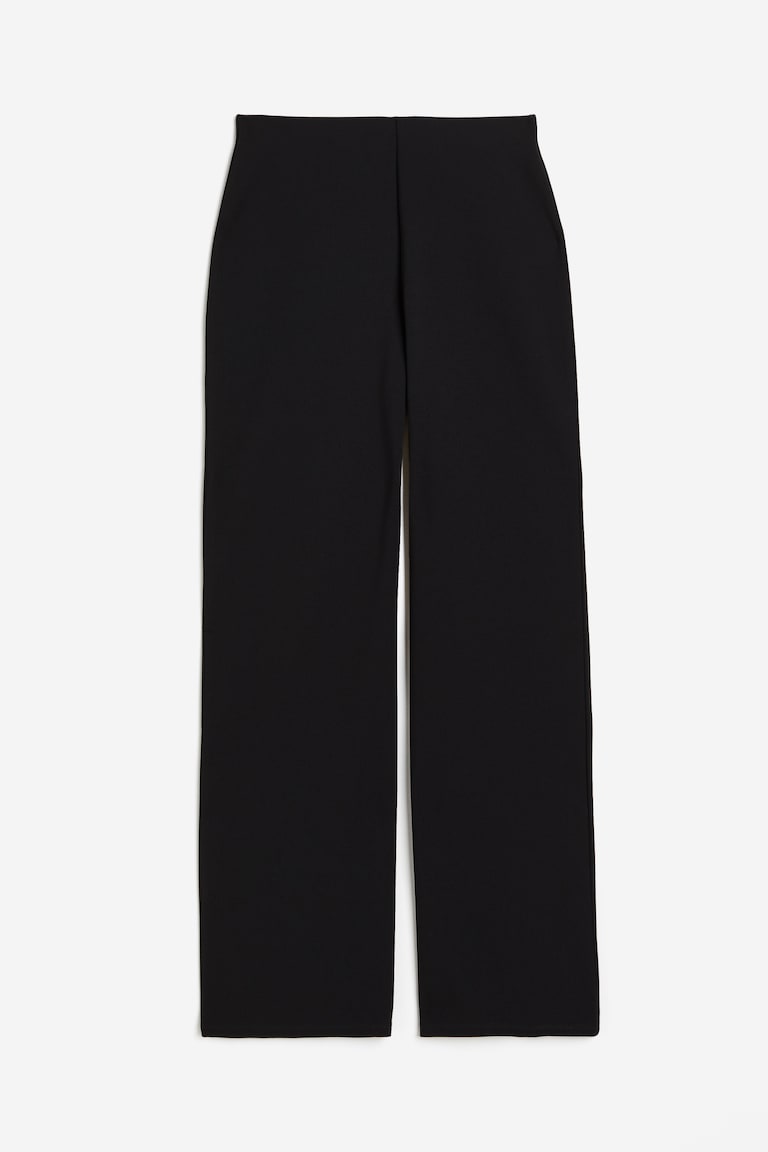 H&M Pantalón De Punto - Negro - MUJER