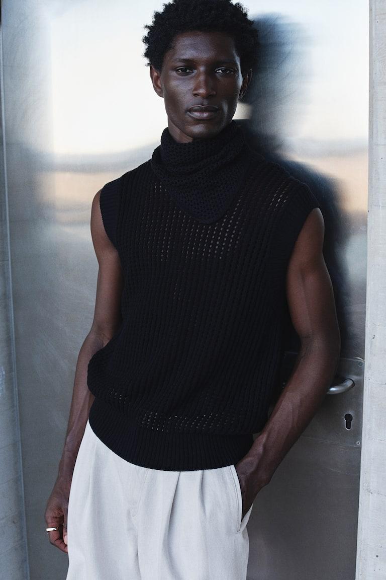 H&M Pantalón Denim Relaxed Fit - Negro - HOMBRE