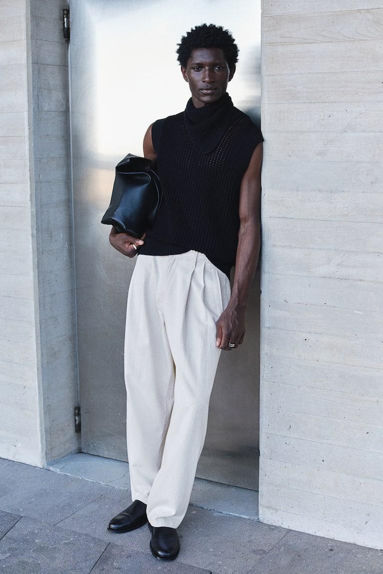 H&M Pantalón denim Relaxed Fit - Negro - HOMBRE