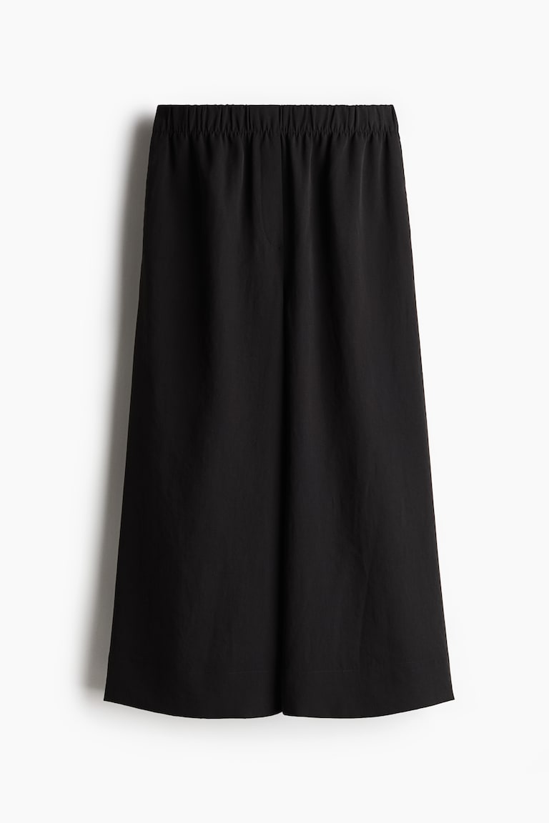 H&M Pantalón Palazzo - Negro - MUJER