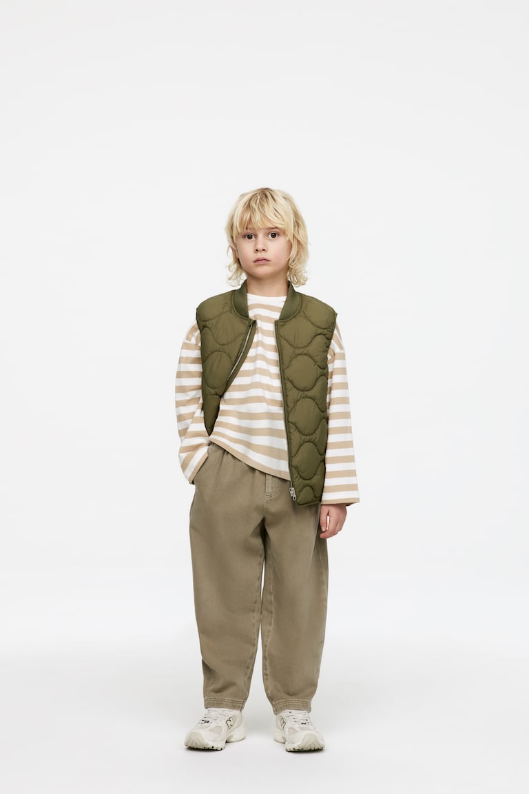 H&M Pantalones chino holgados - Azul empolvado - NIÑOS