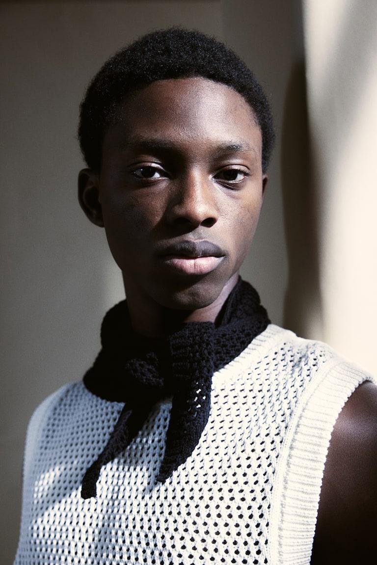 H&M Pañuelo en punto pointelle - Beige - HOMBRE