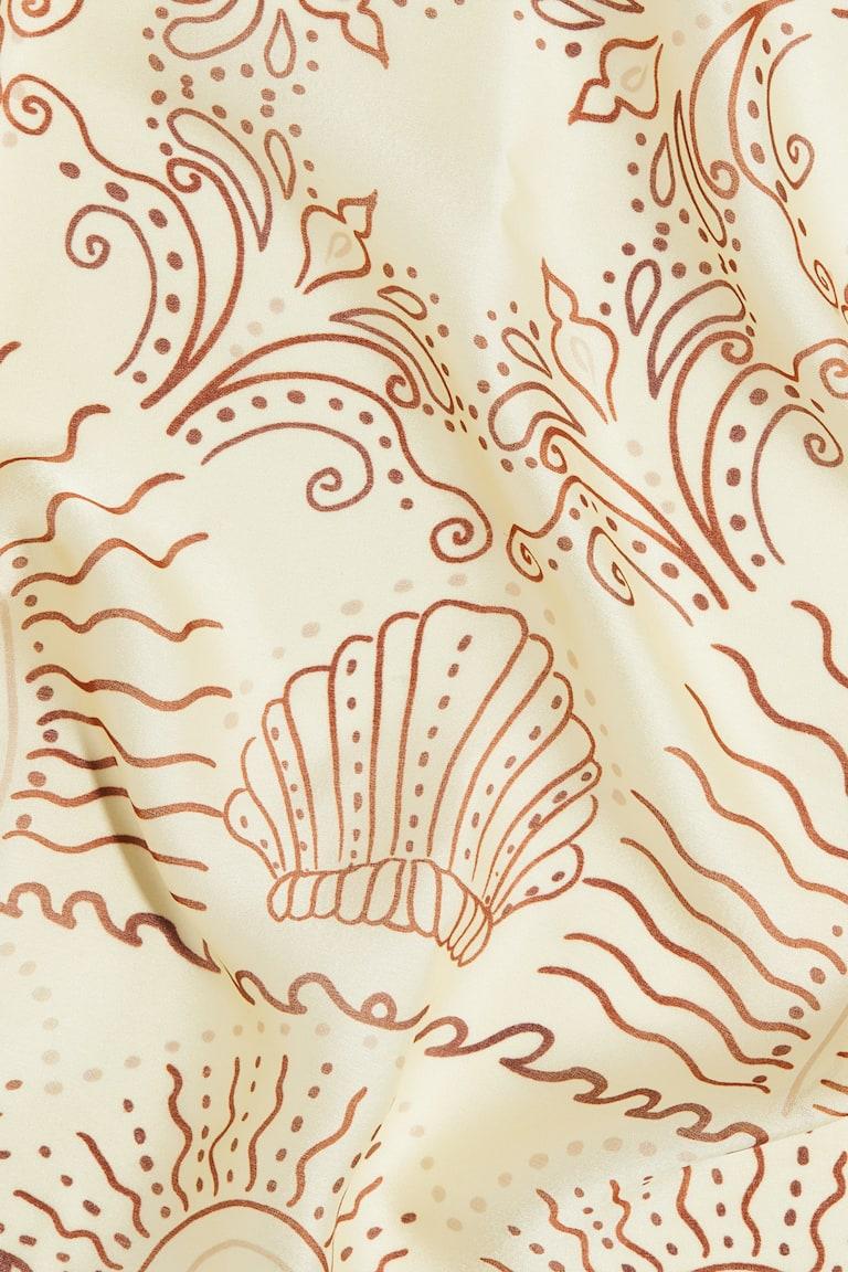 H&M Pañuelo Estampado - Rosa Claro/Estampado - MUJER