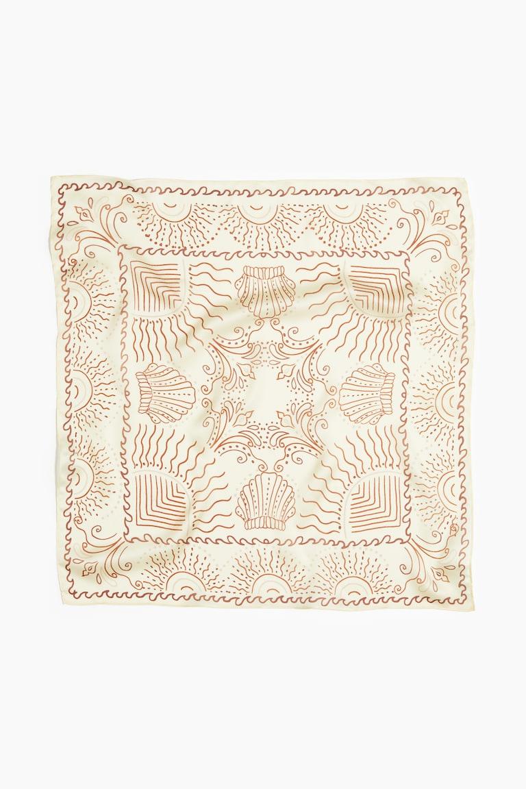 H&M Pañuelo Estampado - Rosa Claro/Estampado - MUJER